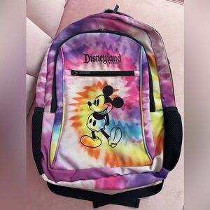 Disneyland Mickey Tie-Dye Backpack with USB